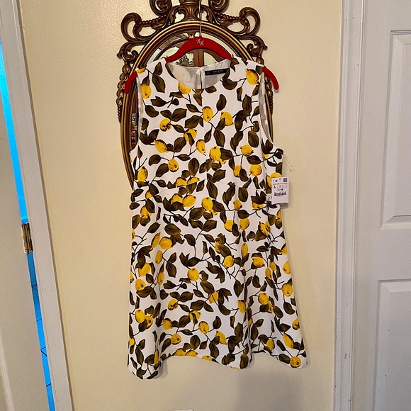 🍋🍋Zara Lemon sleeveless sundress large - Picture 2 of 12